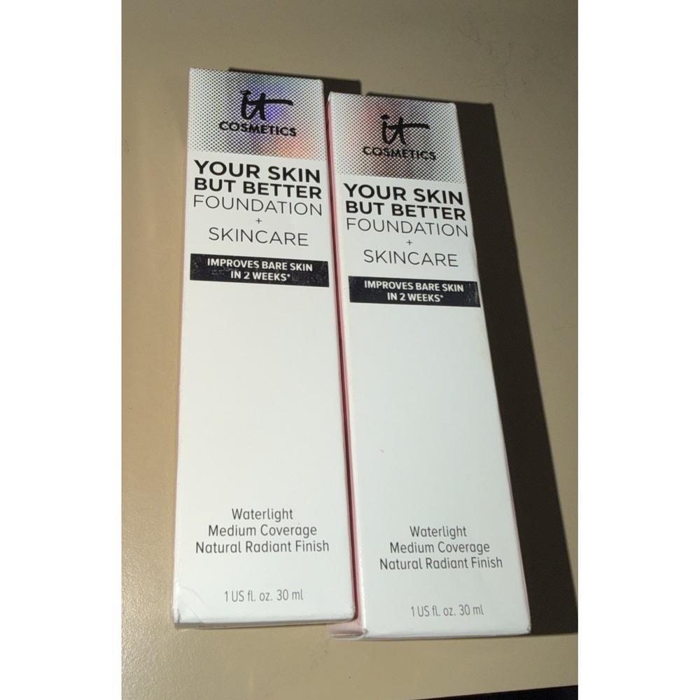 2 IT Cosmetics Your Skin But Better Foundation + Skincare Rich Neutral 53